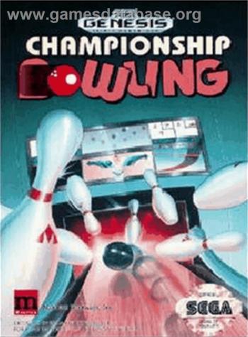 Cover Championship Bowling for Genesis - Mega Drive